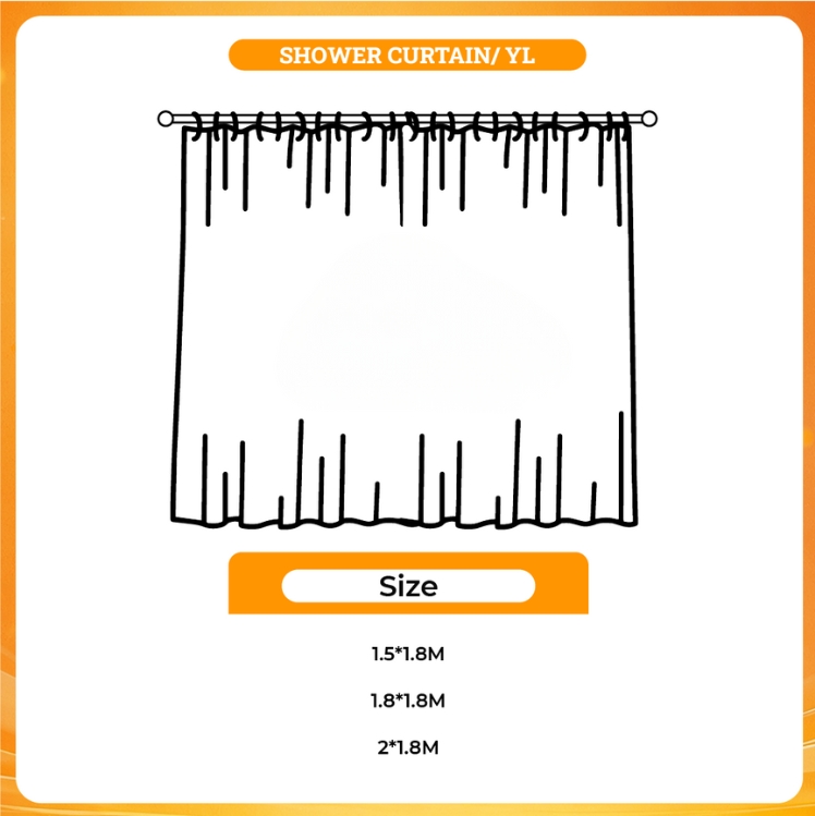 3D shower curtain - Joe Rogan Store