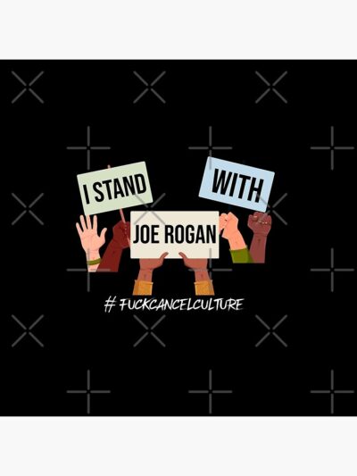 Alternative view of I Stand With Joe Rogan Throw Pillow
