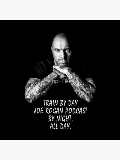 Alternative view of Joe Rogan Train By Day Shower Curtain