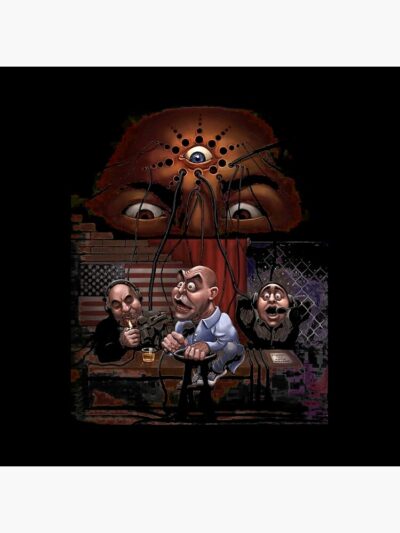 Alternative view of Joe Rogan Art Christmas Ugly Gift Shower Curtain