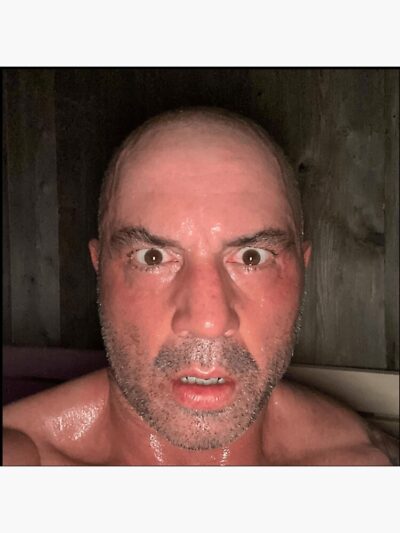 Alternative view of Joe Rogan Sauna Face Tapestry