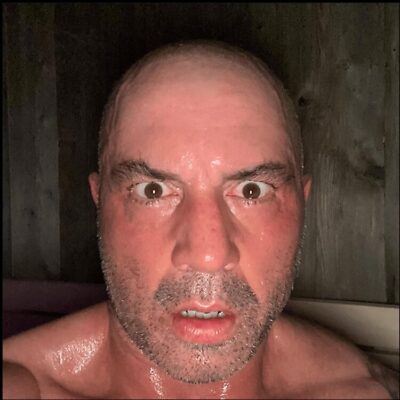 Alternative view of Joe Rogan Sauna Face Tote Bag