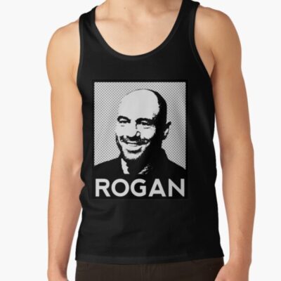 Alternative view of Smile Face Joe Rogan Tank Top