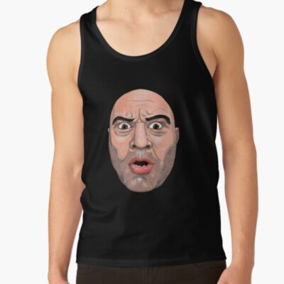 Alternative view of Joe Rogan Cartoon Head Tank Top