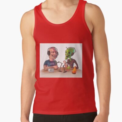 Joe Rogan And The Alien Tank Top