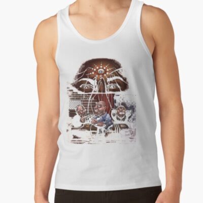 Alternative view of Joe Rogan Art Christmas Ugly Gift Tank Top