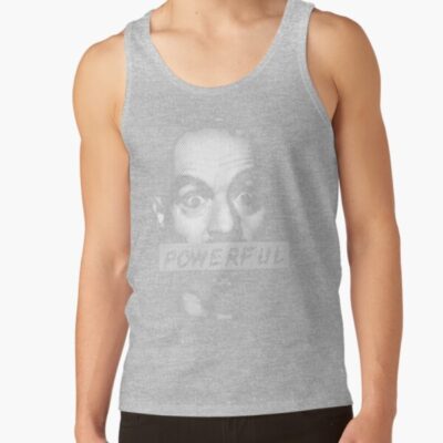 Alternative view of Black Powerful Joe Rogan Tank Top