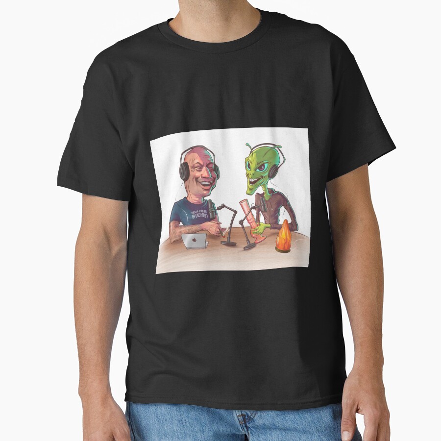 Joe Rogan And The Alien T-shirt - Image 3
