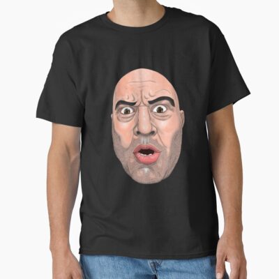 Alternative view of Joe Rogan Cartoon Head T-shirt
