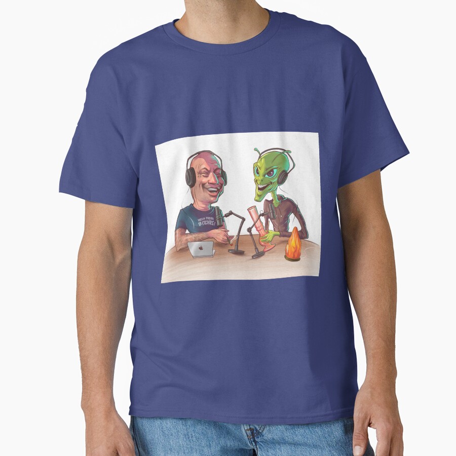 Joe Rogan And The Alien T-shirt - Image 5