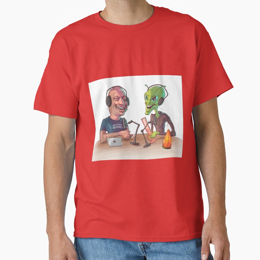 Joe Rogan And The Alien T-shirt - Image 6