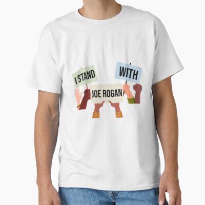 Alternative view of I Stand With Joe Rogan T-shirt