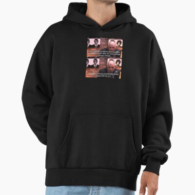 Alternative view of Joe Rogan Moose Quote Hoodie