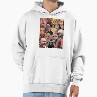 Alternative view of The Many Faces Of Joe Rogan Hoodie