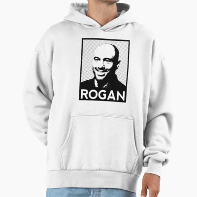 Alternative view of Smile Face Joe Rogan Hoodie