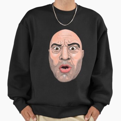 Alternative view of Joe Rogan Cartoon Head Sweatshirt
