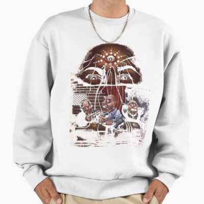 Alternative view of Joe Rogan Art Christmas Ugly Gift Sweatshirt