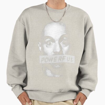 Alternative view of Black Powerful Joe Rogan Sweatshirt