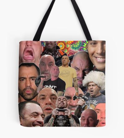 The Many Faces Of Joe Rogan Mask Tote Bag