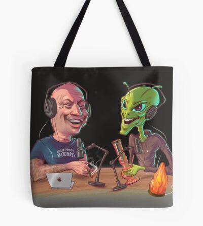 New Joe Rogan And The Alien Tote Bag