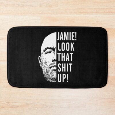 Half Face Joe Rogan Bath Mat