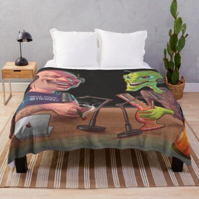 New Joe Rogan And The Alien Throw Blanket