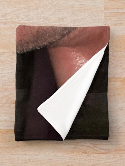 Alternative view of Joe Rogan Sauna Face Throw Blanket
