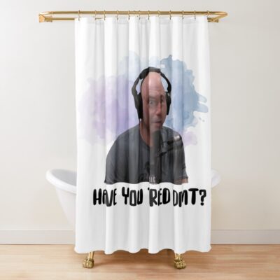 Joe Rogan Colorfull Shower Curtain