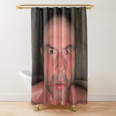 Joe Rogan Sauna Face Shower Curtain