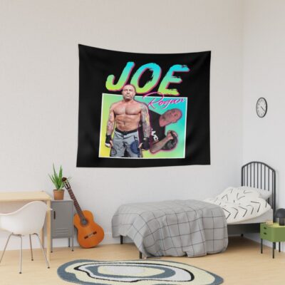 Joe Rogan 80s Aesthetic Retro Tapestry