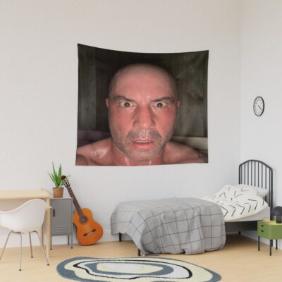 Joe Rogan Sauna Face Tapestry