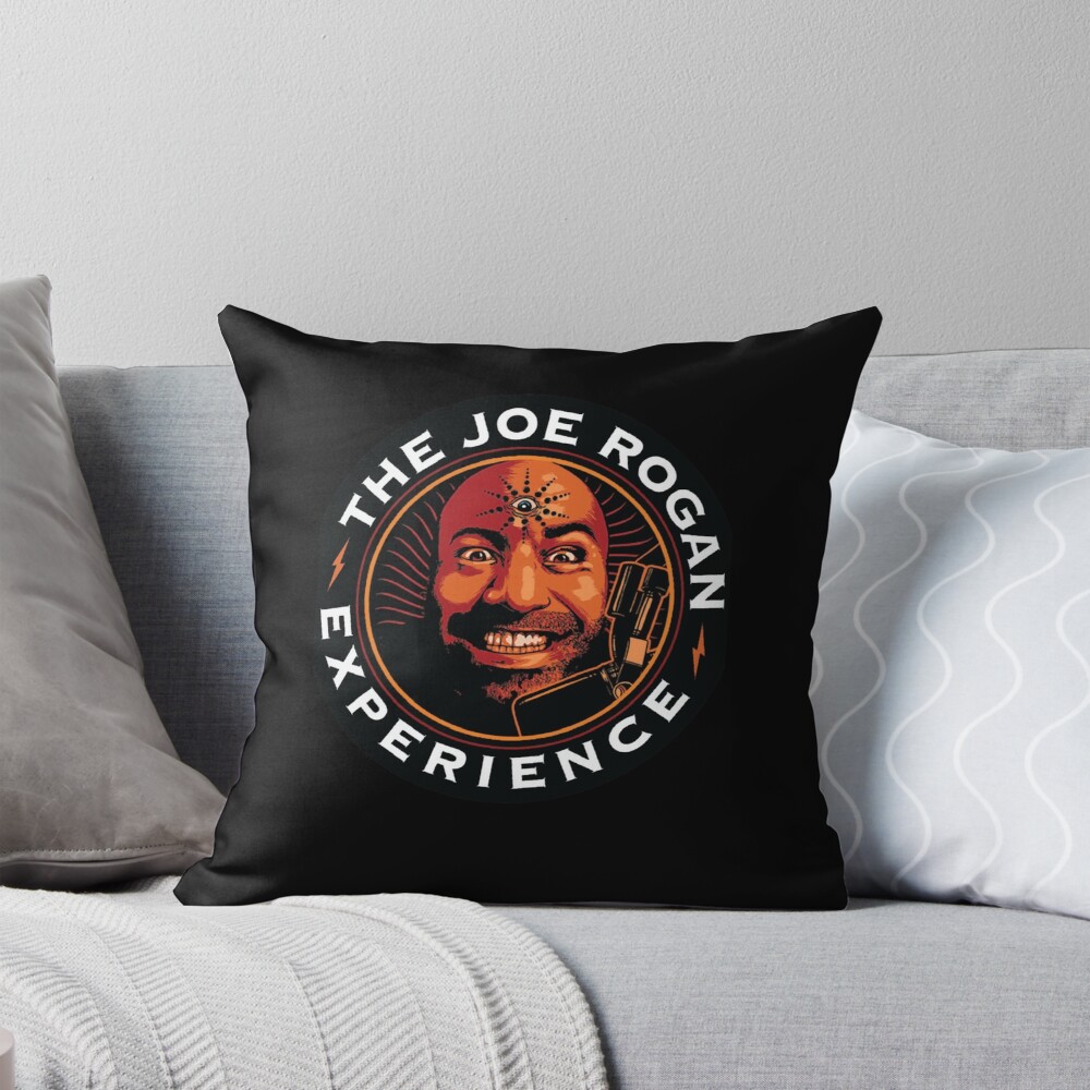 Joe Rogan Experience Logo Throw Pillow