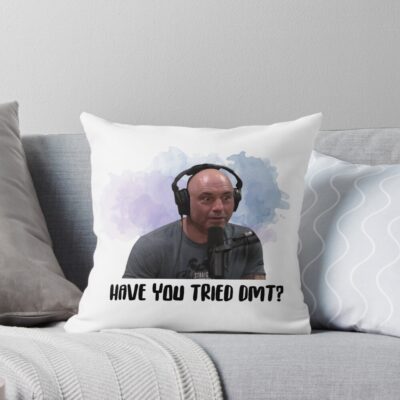 Joe Rogan Colorfull Throw Pillow