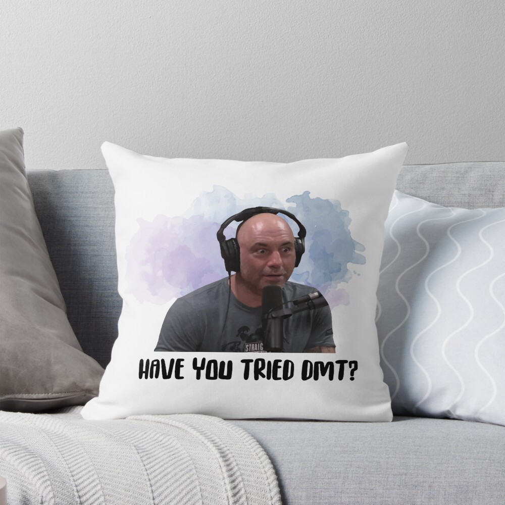 Joe Rogan Colorfull Throw Pillow