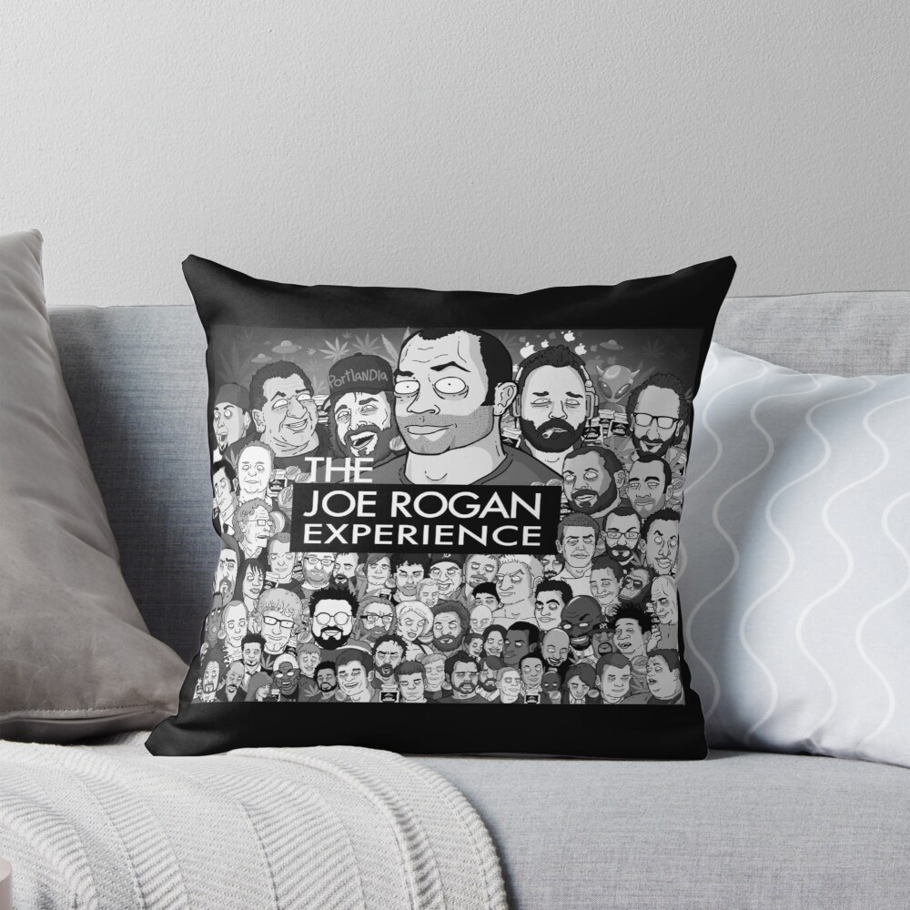 The Joe Rogan Experience Throw Pillow