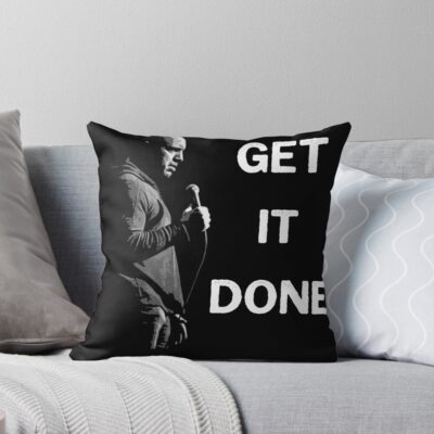 Joe Rogan Get It Down Throw Pillow