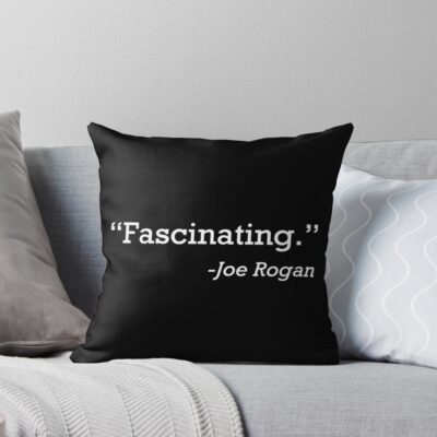 Fascinating By Joe Rogan Throw Pillow